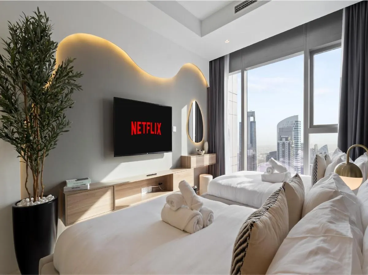 Apartment 1Br High Floor With Rooftop Infinity Pool Dubai