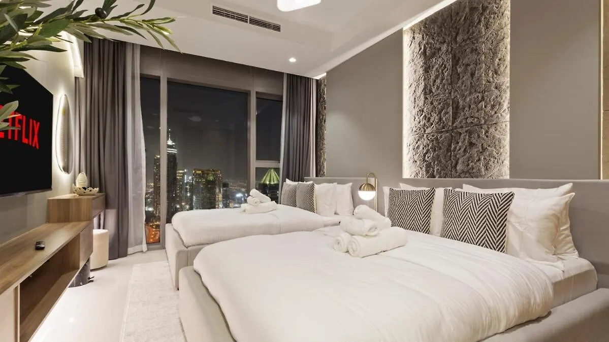 Apartment 1Br High Floor With Rooftop Infinity Pool Dubai