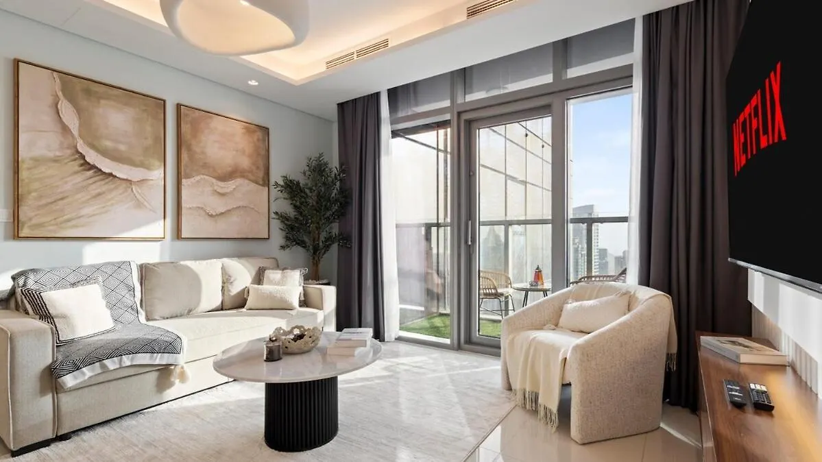 Apartment 1Br High Floor With Rooftop Infinity Pool Dubai