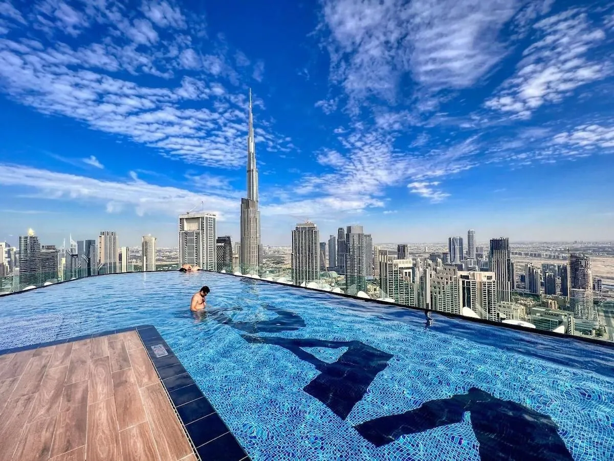 1Br High Floor With Rooftop Infinity Pool Dubai