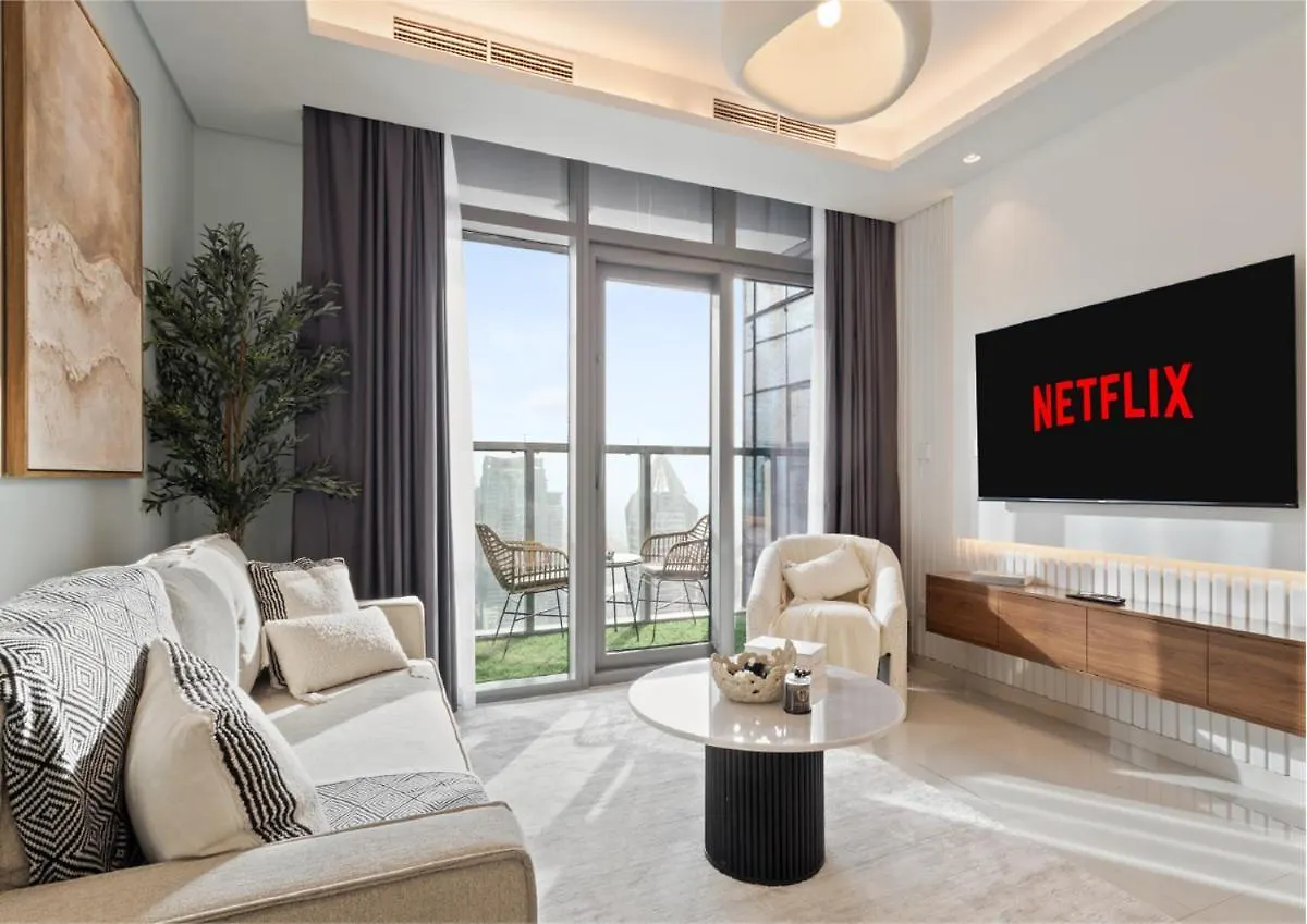 1Br High Floor With Rooftop Infinity Pool Dubai